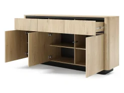Cómoda, roble cremona, 163,2 x 82,9 x 38,1 cm