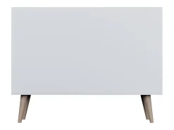 Cómoda Rolia 3 puertas 120 cm-Color Blanco