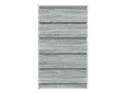 Cómoda Sonoma gris 60x36x103 cm Madera de ingeniería