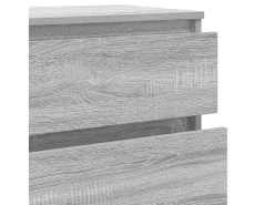 Cómoda Sonoma gris 60x36x103 cm Madera de ingeniería