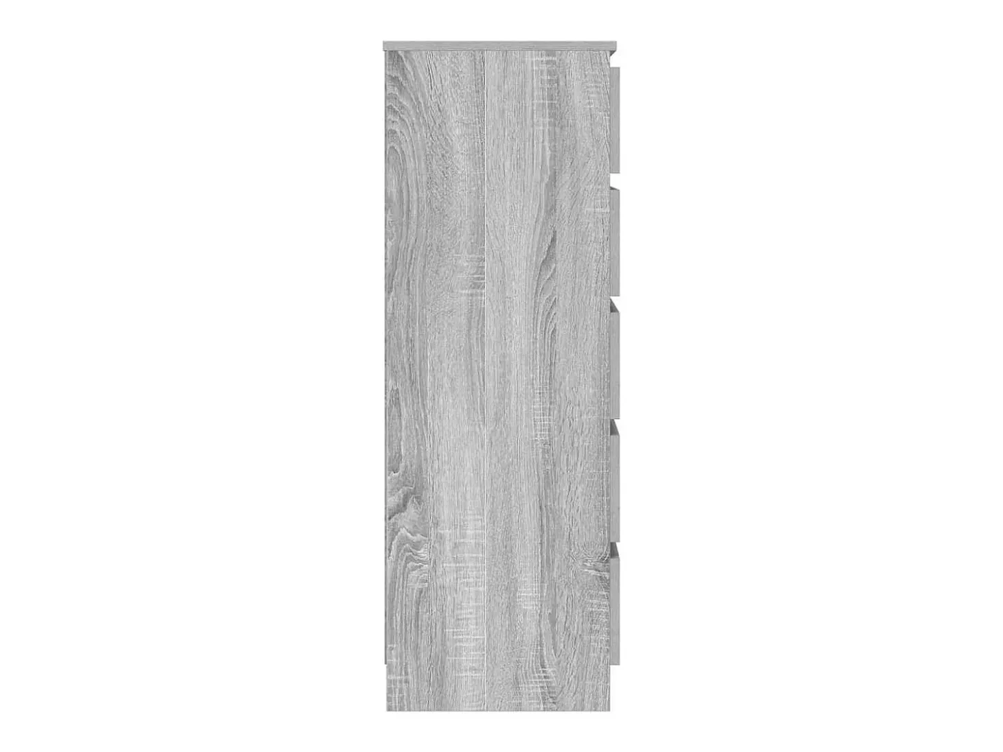 Cómoda Sonoma gris 60x36x103 cm Madera de ingeniería