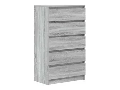 Cómoda Sonoma gris 60x36x103 cm Madera de ingeniería
