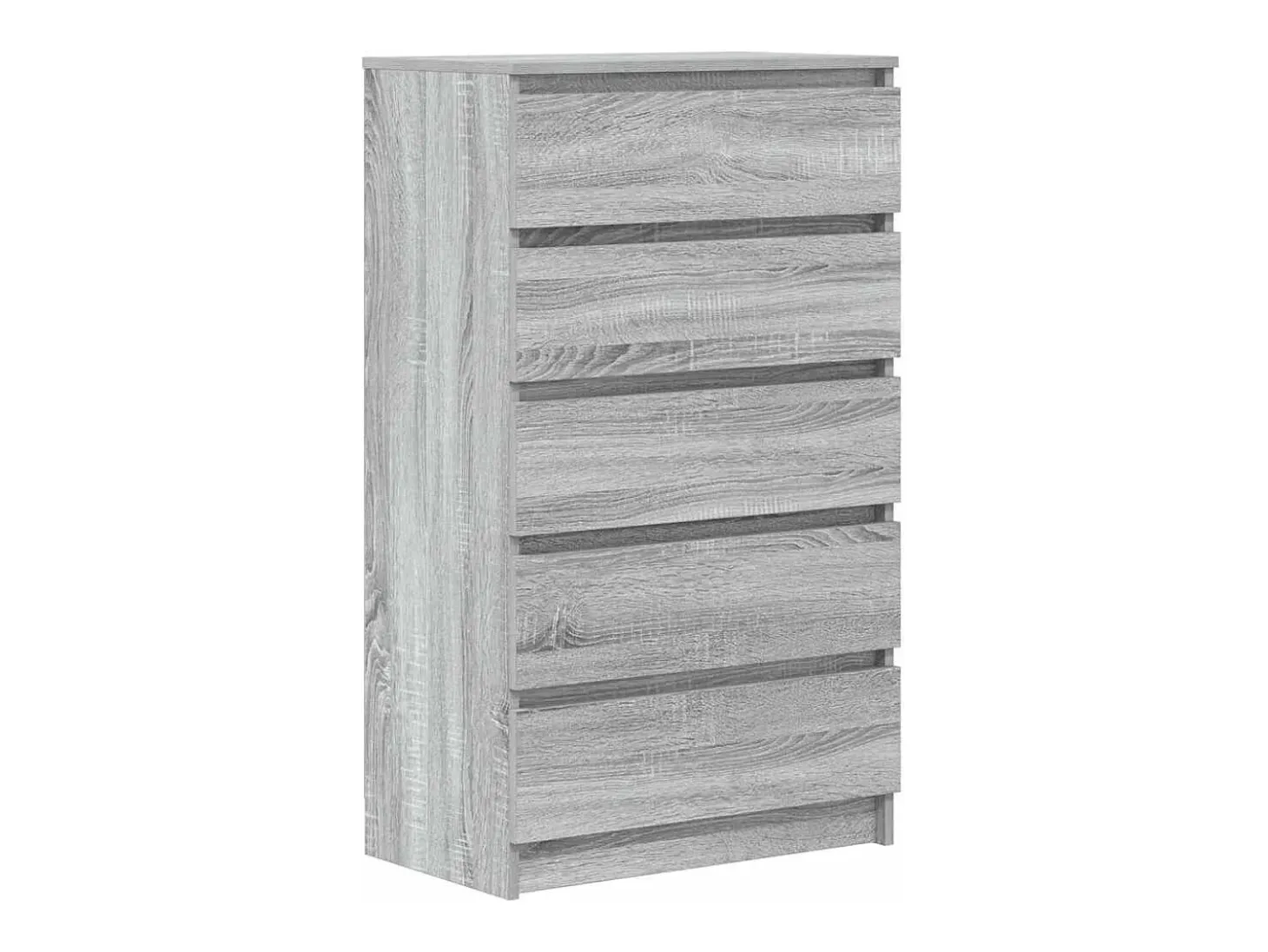 Cómoda Sonoma gris 60x36x103 cm Madera de ingeniería