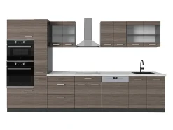 Cocina gris noble/antracita 350x60x81.6 r-line