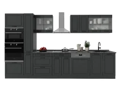 Cocina completa antracita casa de campo/antracita 350x60x81.6 r-line