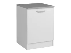Cocina Completa Blanca Mate 6 Muebles 240 cm