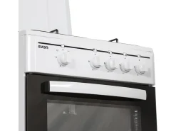 Cocina de gas con horno Svan SKKG4500TM 4 zonas 55L con tapa blanco 50 cm