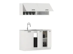Cocina Equipada haaus Taco, Blanco, L 120 cm