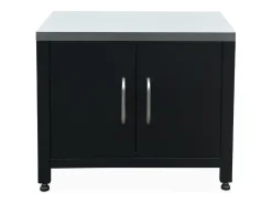 Cocina exterior de acero, 80cm negro