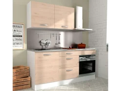 Cocina Modular Eko Completa Reversible Roble Jackson 180 cm