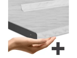 Cocina versátil casa de campo antracita/roble dorado 140x60x81.6 r-line