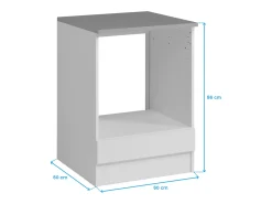 Cocinas Completas Blanco Mate, 5 Muebles 180 cm, Módulos Individuales