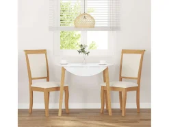 Cojines para sillas de comedor, 2 unidades, madera maciza natural, caucho