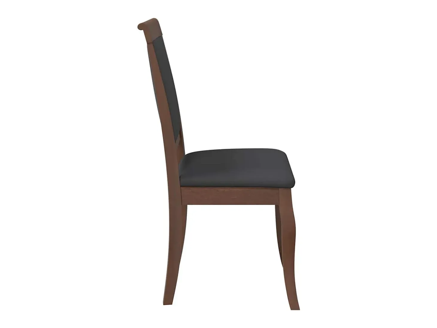 Cojines para sillas de comedor, 2 unidades, madera maciza marrón, caucho