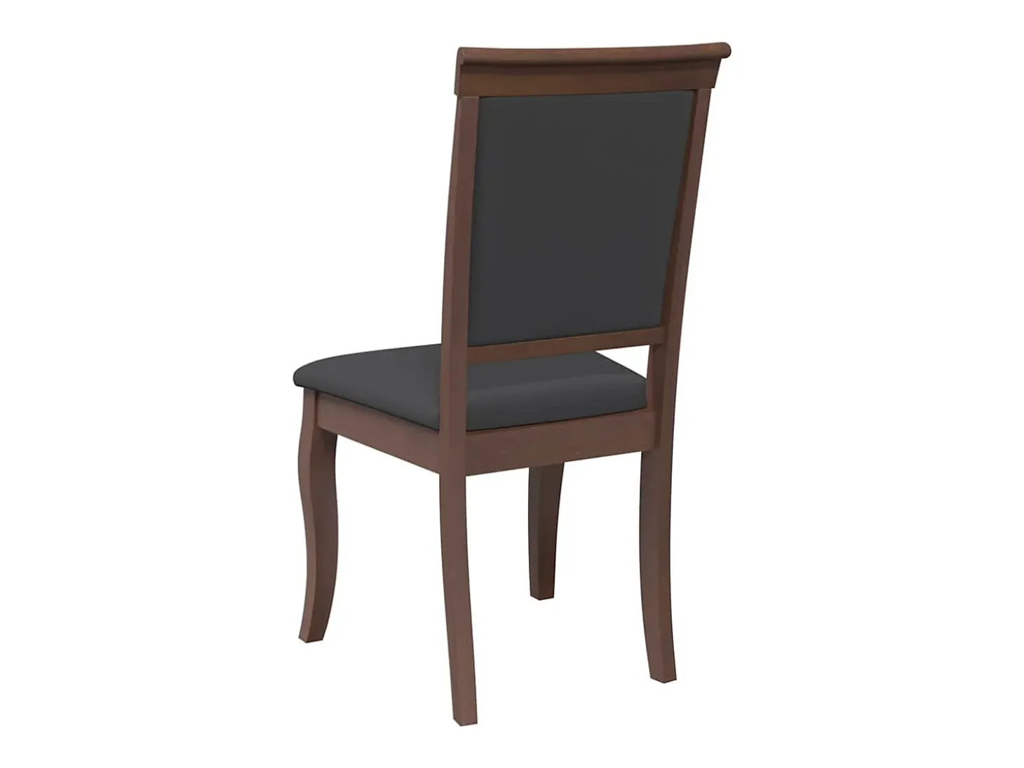 Cojines para sillas de comedor, 2 unidades, madera maciza marrón, caucho