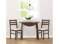 Cojines para sillas de comedor, 2 unidades, madera maciza marrón, caucho