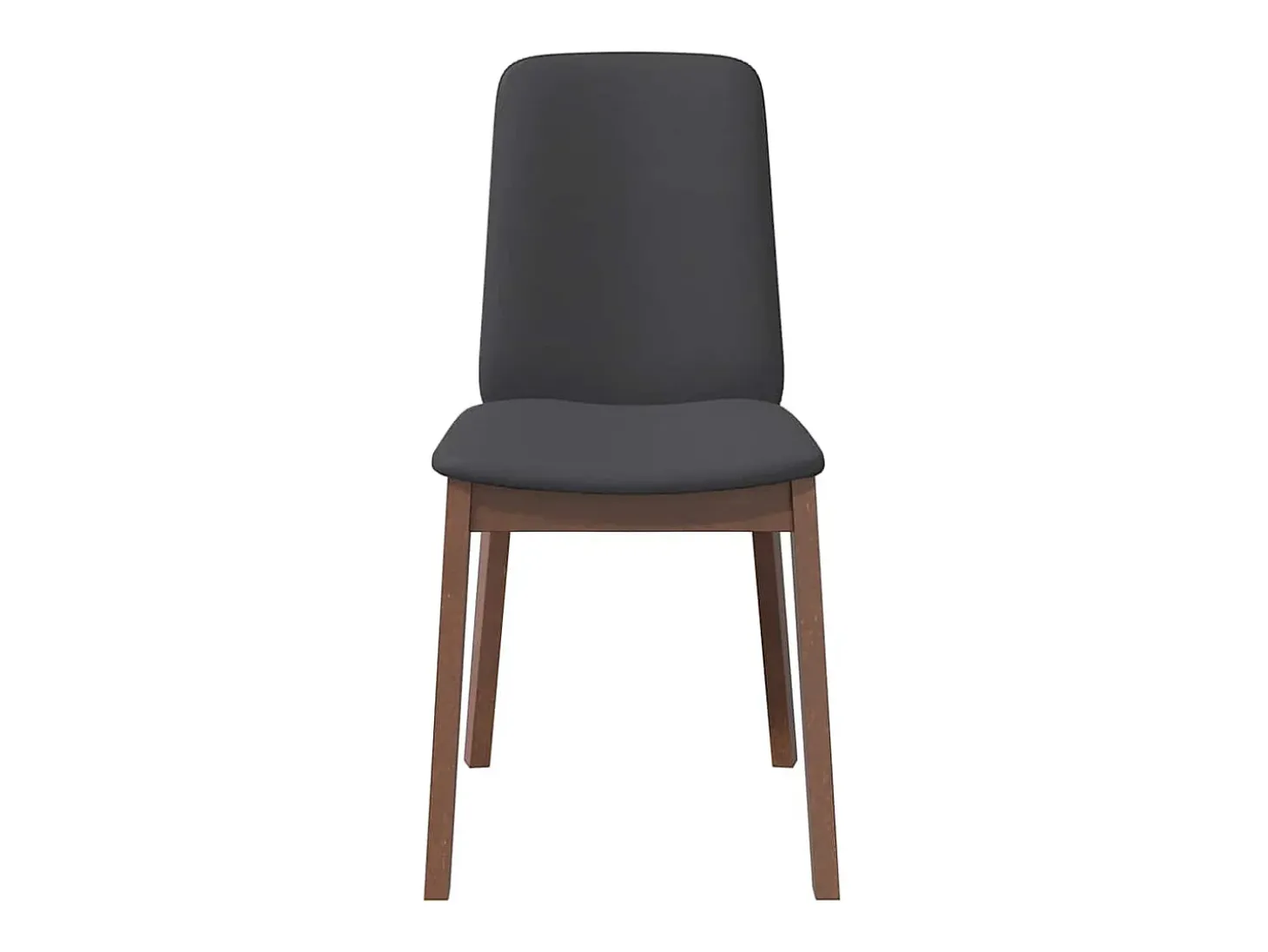 Cojines para sillas de comedor, 2 unidades, madera maciza marrón, caucho