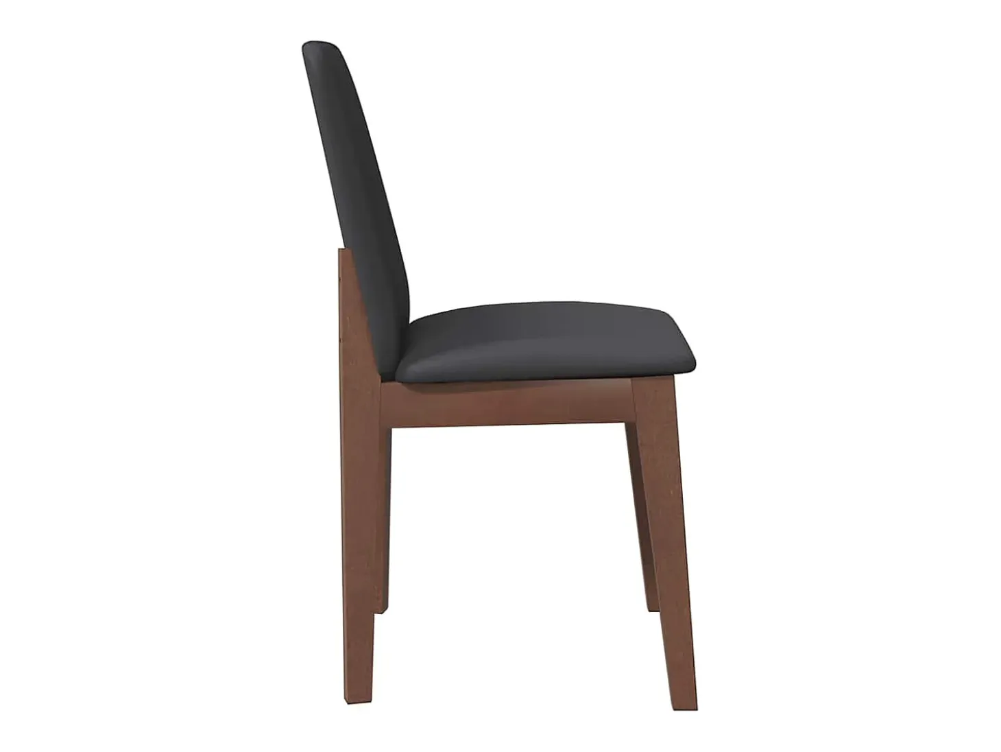 Cojines para sillas de comedor, 2 unidades, madera maciza marrón, caucho