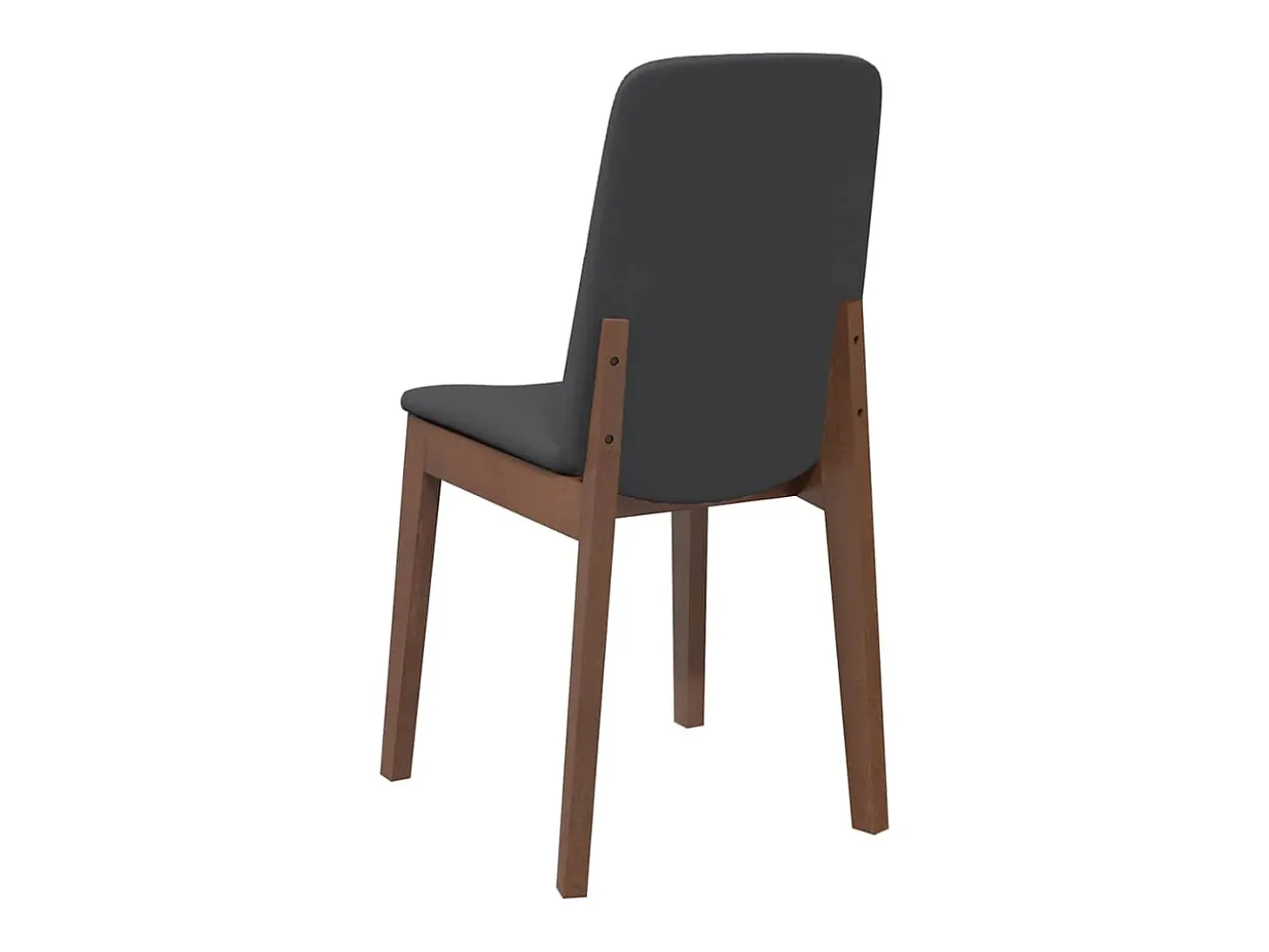 Cojines para sillas de comedor, 2 unidades, madera maciza marrón, caucho