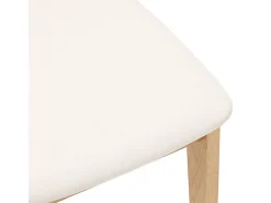 Cojines para sillas de comedor 2 piezas madera maciza caucho