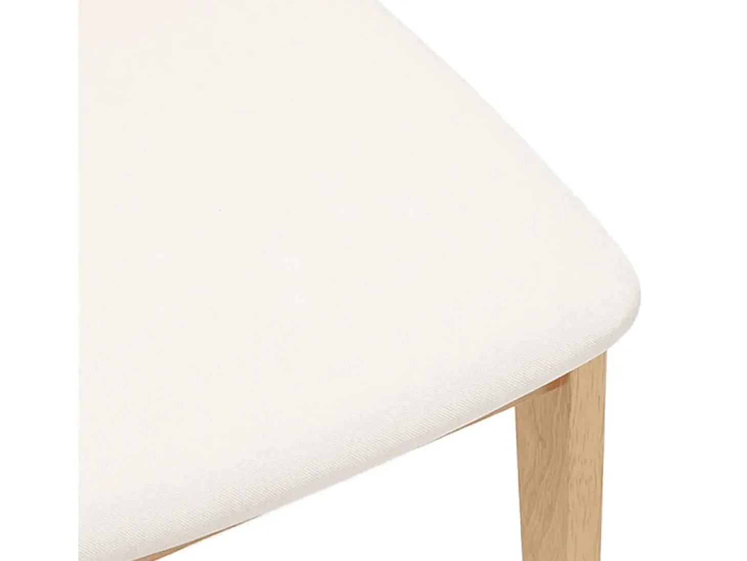 Cojines para sillas de comedor 2 piezas madera maciza caucho