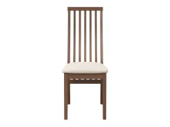 Cojines para sillas de comedor, 2 unidades, madera maciza marrón, caucho