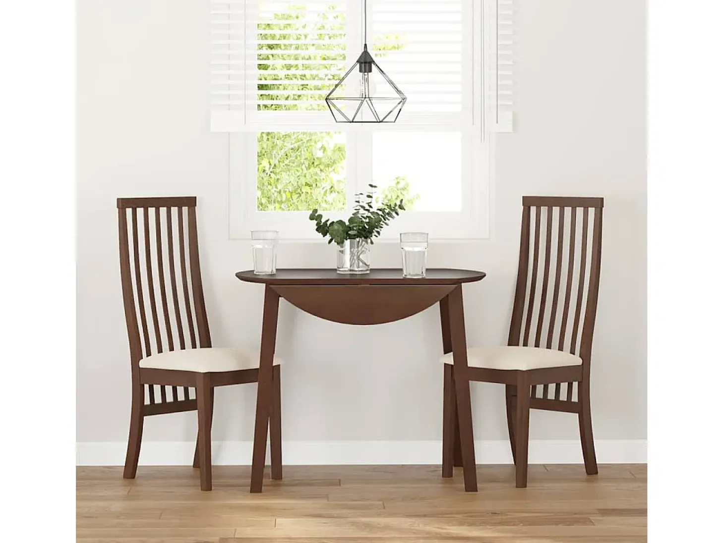 Cojines para sillas de comedor, 2 unidades, madera maciza marrón, caucho