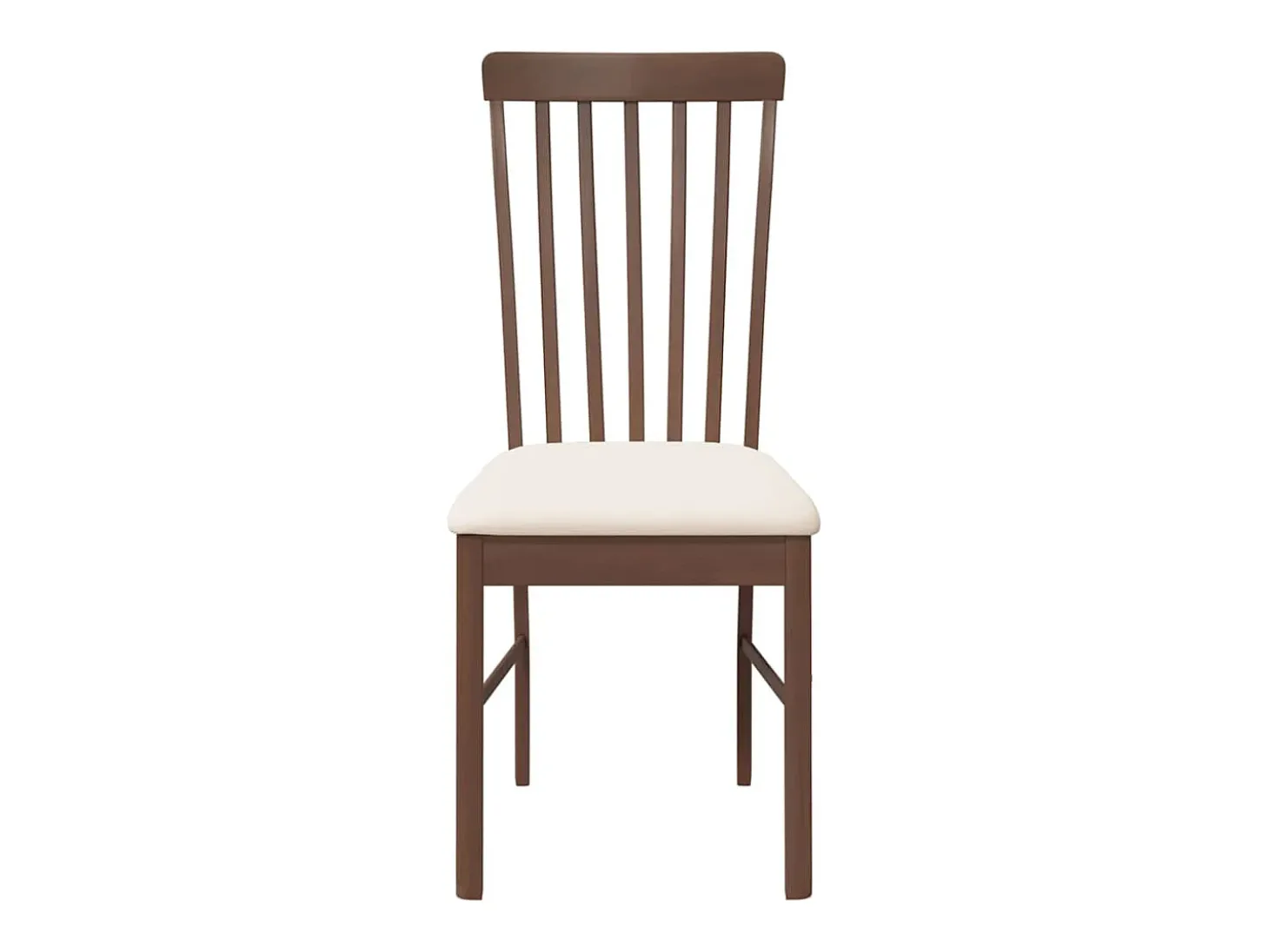 Cojines para sillas de comedor, 2 unidades, madera maciza marrón, caucho