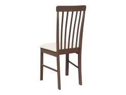 Cojines para sillas de comedor, 2 unidades, madera maciza marrón, caucho