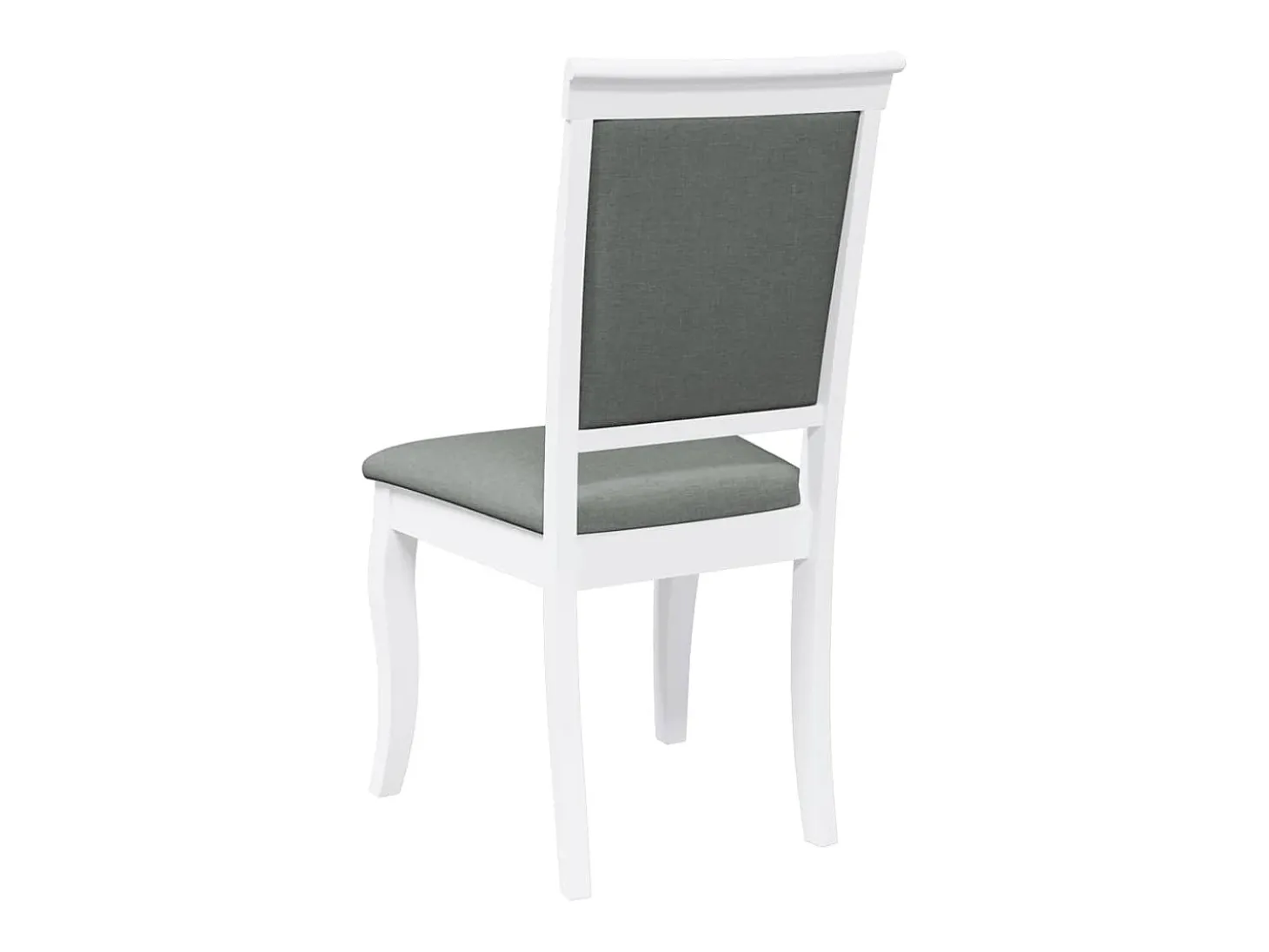 Cojines para sillas de comedor, 2 unidades, madera maciza blanca, caucho