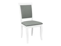 Cojines para sillas de comedor, 2 unidades, madera maciza blanca, caucho