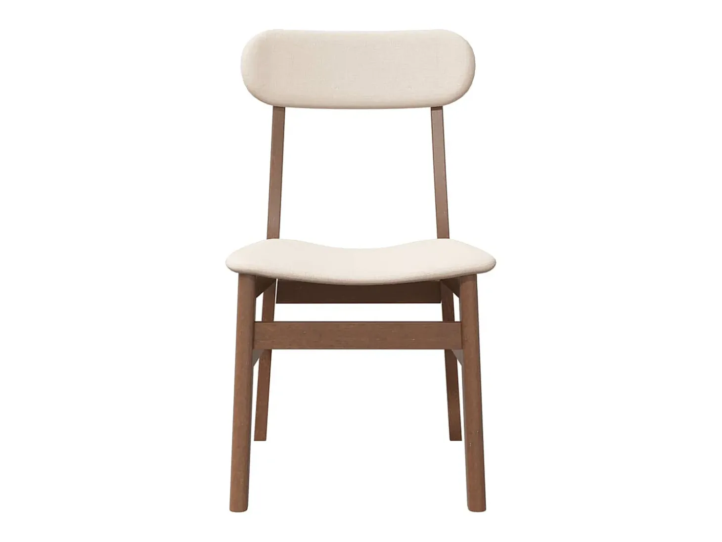 Cojines para sillas de comedor, 2 unidades, madera maciza marrón, caucho