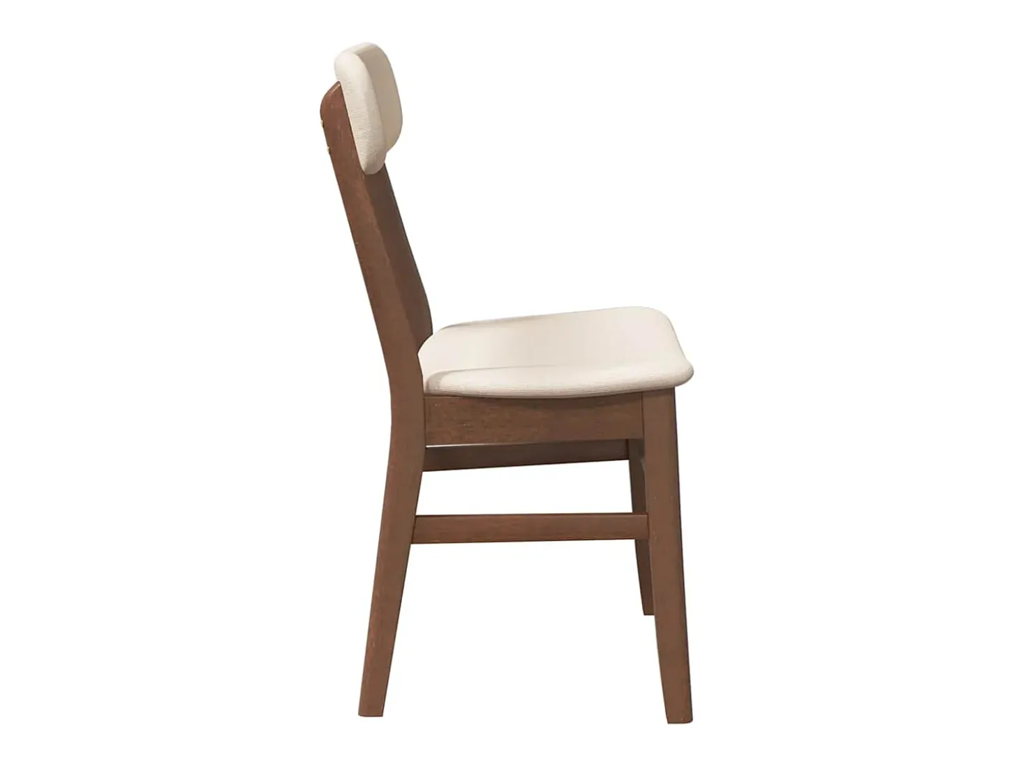 Cojines para sillas de comedor, 2 unidades, madera maciza marrón, caucho