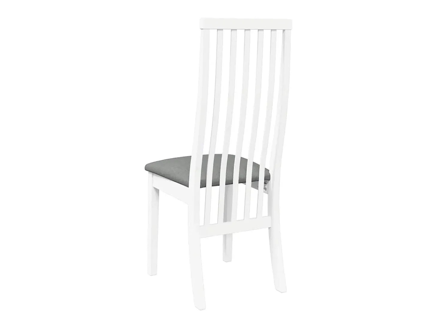 Cojines para sillas de comedor, 2 unidades, madera maciza blanca, caucho