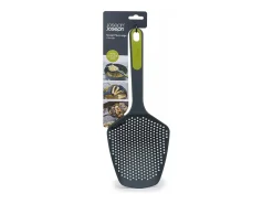 Colador Scoop Plus Joseph Joseph de nylon resistente al calor con mango antideslizante y ganchos integrados - Verde