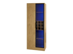 Combinaciones de muebles de baño, combinaciones de vitrinas, vitrinas con puertas de cristal e iluminación