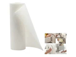 Concepto ecológico de toallas de papel reutilizables