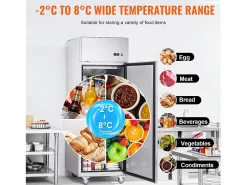 Congelador Comercial SucceBuy 570 L Vertical 1 Puerta
