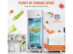 Congelador Comercial SucceBuy 570 L Vertical 1 Puerta