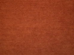 Conjunto de 6 sillas con brazos de tela y metal - Terracota - HEKA