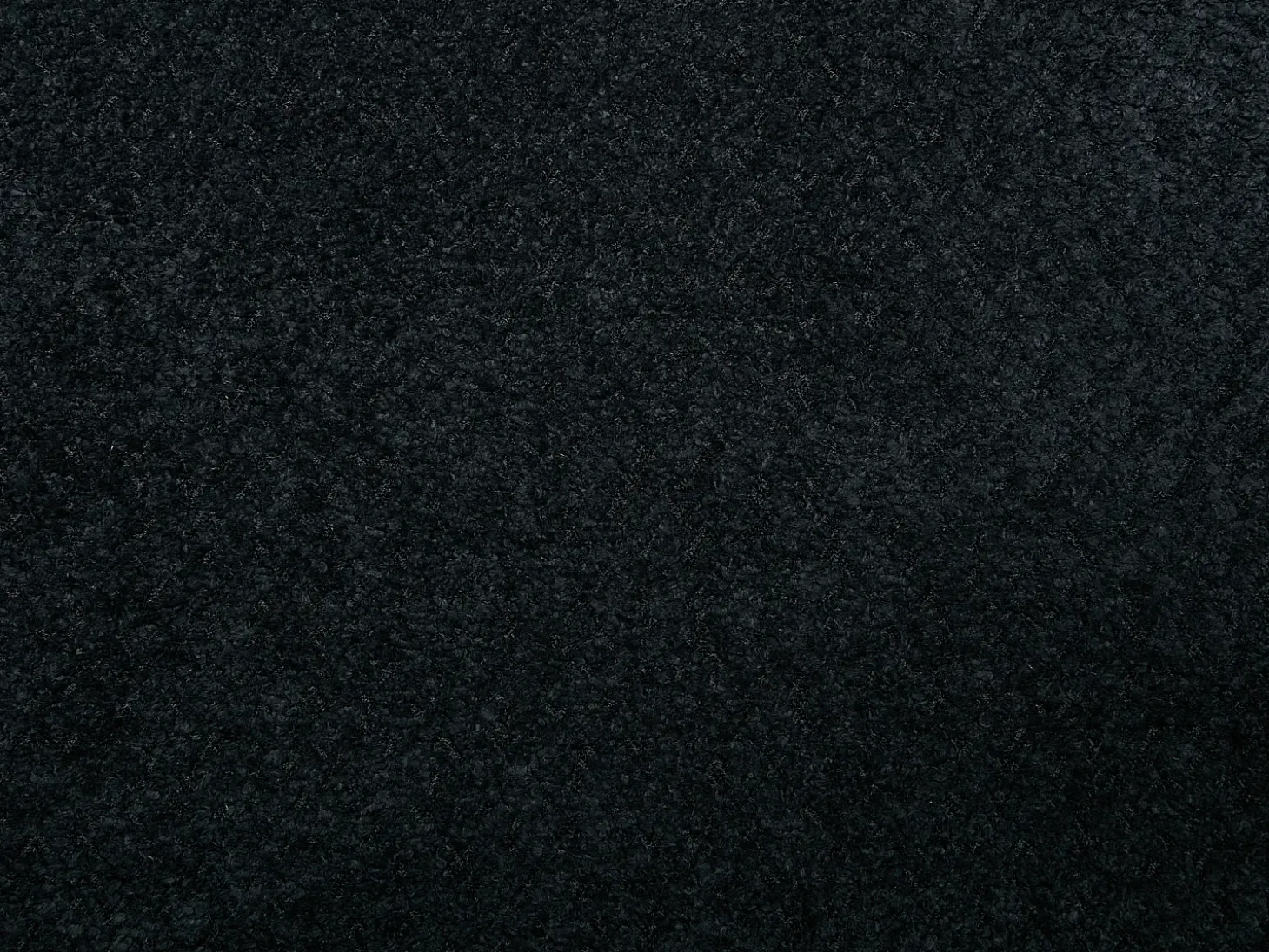 Conjunto de 2 sillas con reposabrazos en tela bouclé y hevea - Negro y natural - LIVELIA