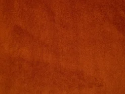Conjunto de 2 sillas con reposabrazos de terciopelo y metal efecto madera - Terracota - ELEANA