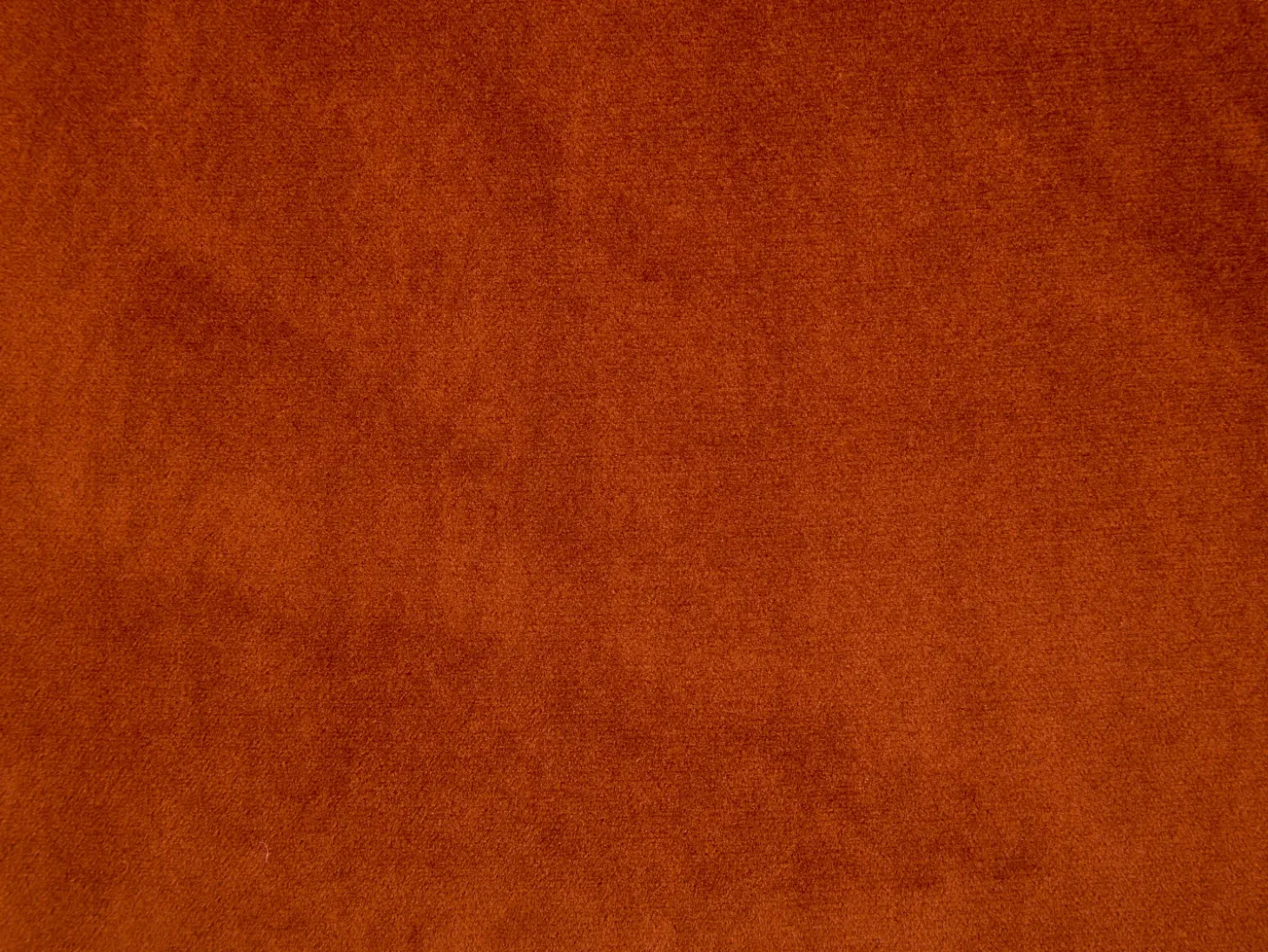 Conjunto de 2 sillas con reposabrazos de terciopelo y metal efecto madera - Terracota - ELEANA