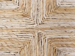 Conjunto de 6 sillas con reposabrazos de teca - Natural claro - JUNARIA