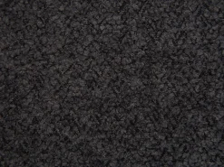 Conjunto de 6 sillas con reposabrazos en tela bouclé y madera de hevea - Negro - LIVELIA