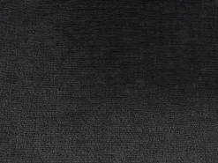 Conjunto de 2 sillas con reposabrazos de tela y metal - Negro - AVRELA