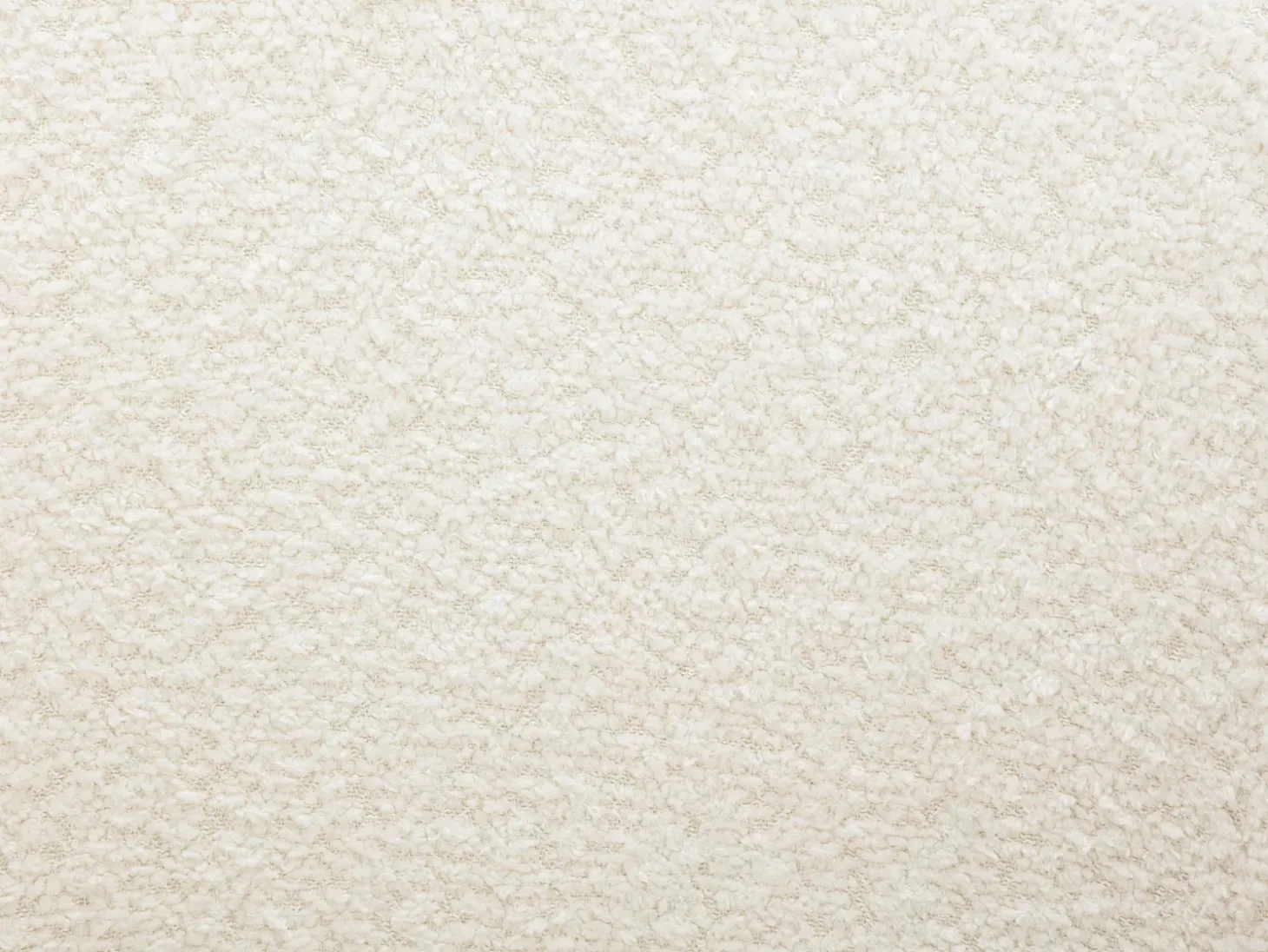 Conjunto de 2 sillas con reposabrazos en tejido bouclé y madera de caucho - Blanco y natural - SOLUNA