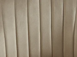 Conjunto de 6 sillas con reposabrazos en terciopelo y metal - beige - IZIALI by Pascal MORABITO
