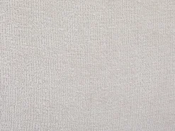 Conjunto de 2 sillas con reposabrazos de tela texturizada y madera de hevea - Crema - MODINIA