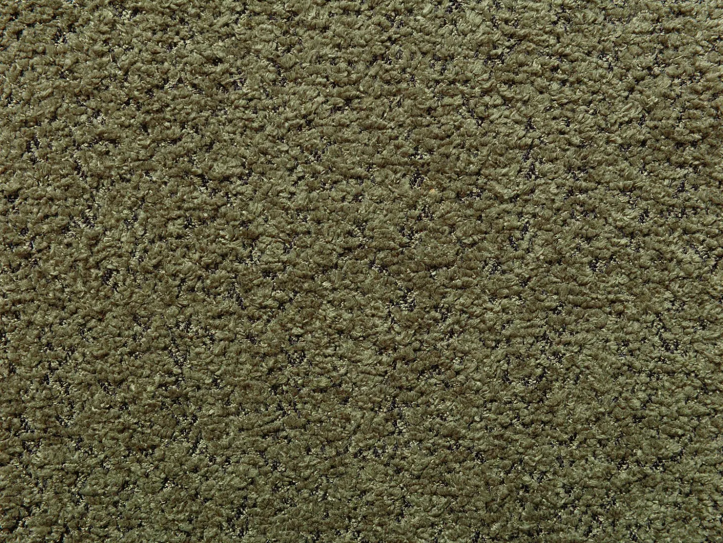 Conjunto de 2 sillas de tela bouclé y madera de hevea negra - Verde caqui - WILANA